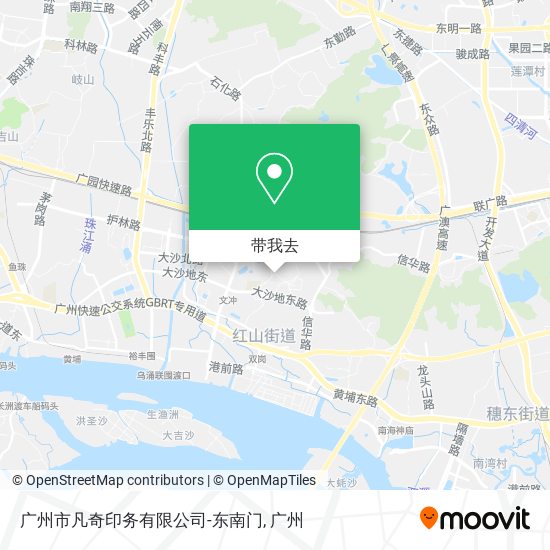 广州市凡奇印务有限公司-东南门地图