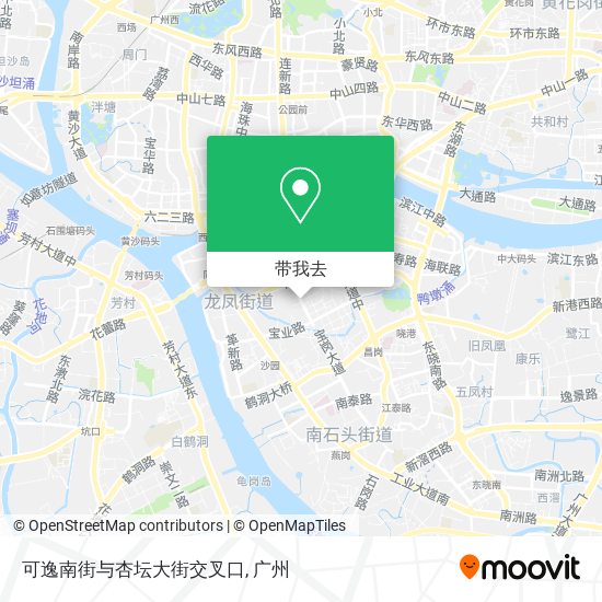 可逸南街与杏坛大街交叉口地图