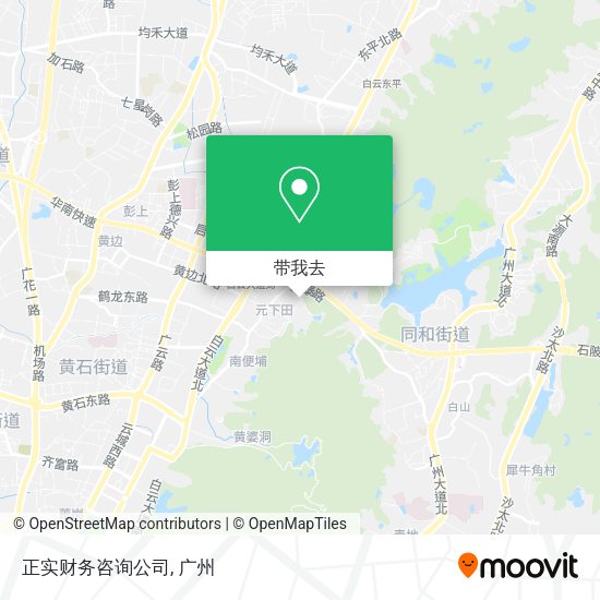 正实财务咨询公司地图