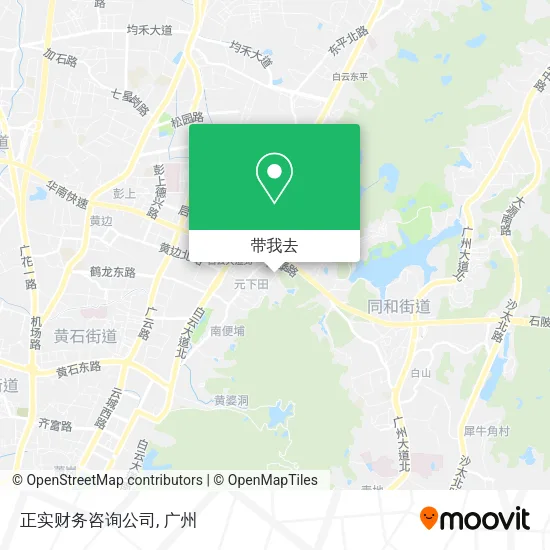 正实财务咨询公司地图
