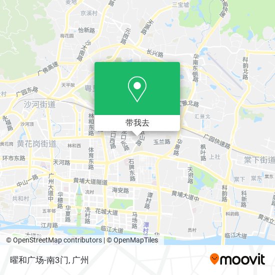 曜和广场-南3门地图