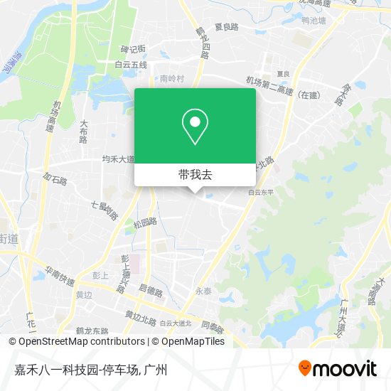 嘉禾八一科技园-停车场地图