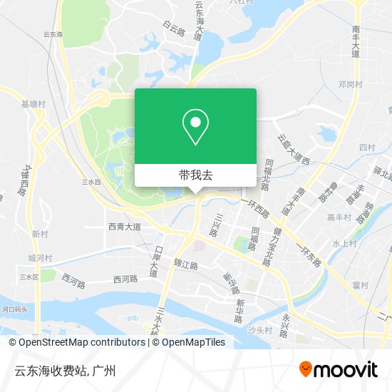 云东海收费站地图