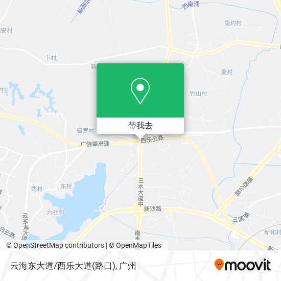 云海东大道/西乐大道(路口)地图