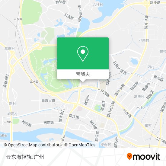 云东海轻轨地图
