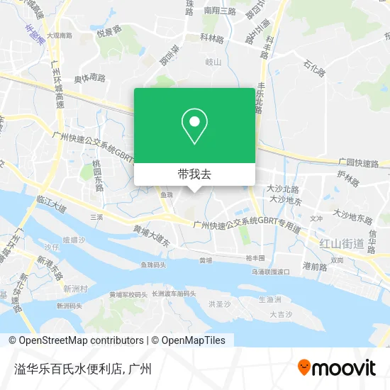 溢华乐百氏水便利店地图