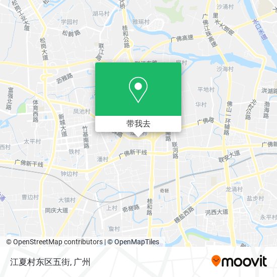 江夏村东区五街地图