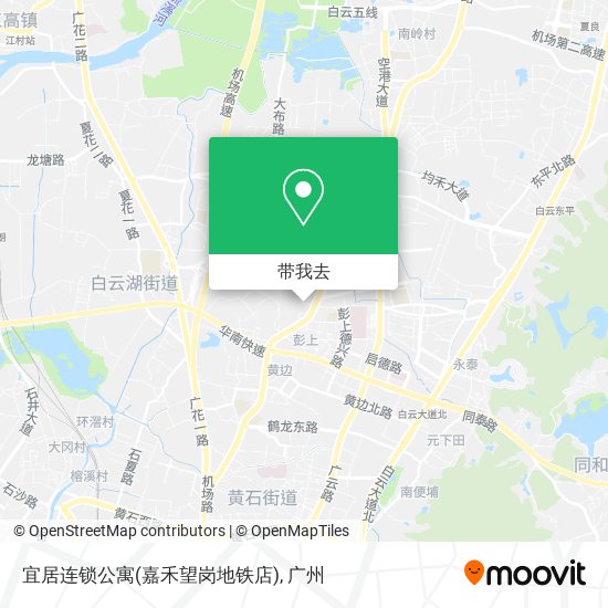 宜居连锁公寓(嘉禾望岗地铁店)地图