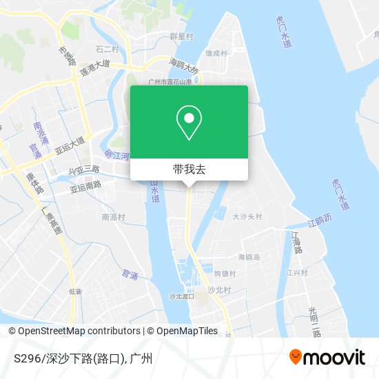 S296/深沙下路(路口)地图