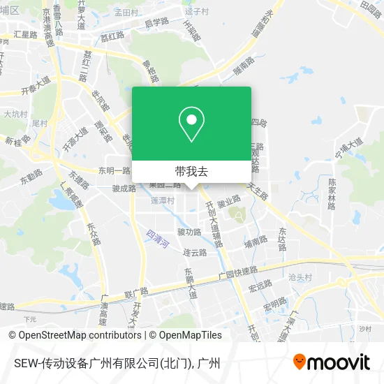 SEW-传动设备广州有限公司(北门)地图