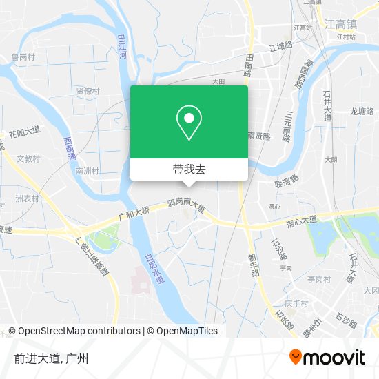 前进大道地图