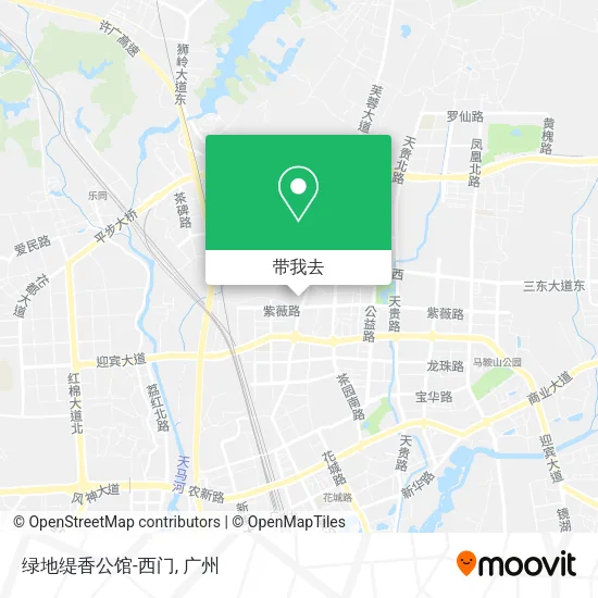 绿地缇香公馆-西门地图