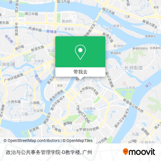 政治与公共事务管理学院-D教学楼地图