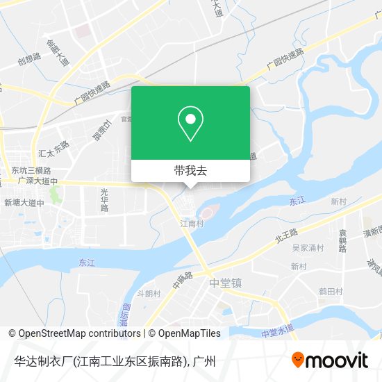 华达制衣厂(江南工业东区振南路)地图