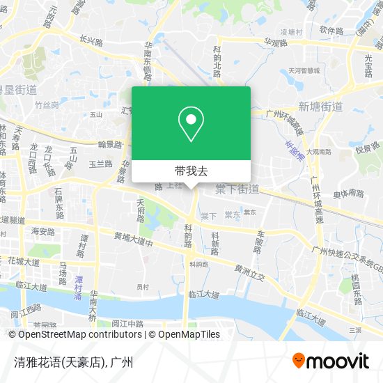 清雅花语(天豪店)地图