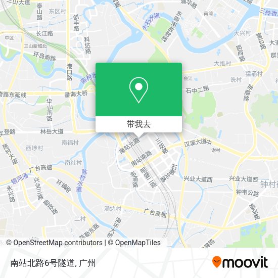 南站北路6号隧道地图