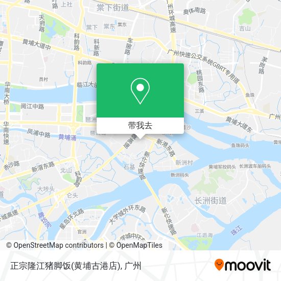 正宗隆江猪脚饭(黄埔古港店)地图