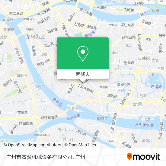广州市杰然机械设备有限公司地图