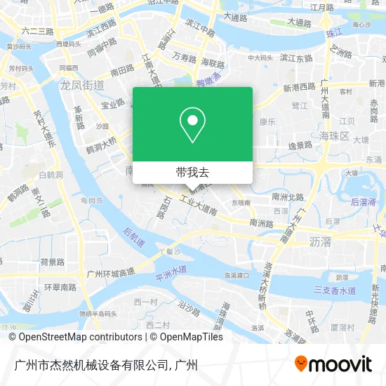 广州市杰然机械设备有限公司地图
