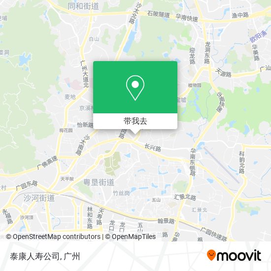 泰康人寿公司地图