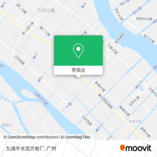 九涌半水泥方桩厂地图