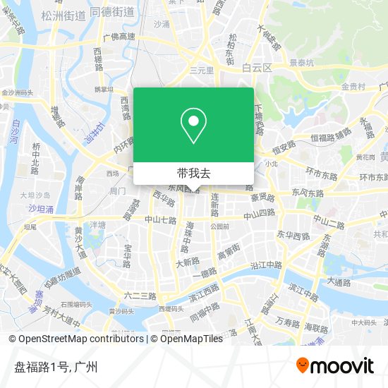 盘福路1号地图