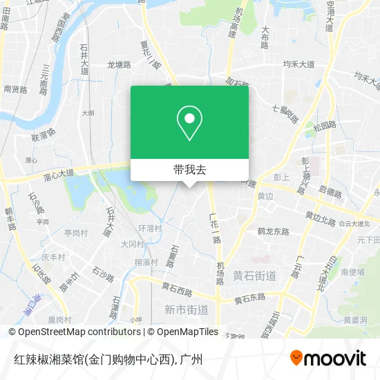 红辣椒湘菜馆(金门购物中心西)地图