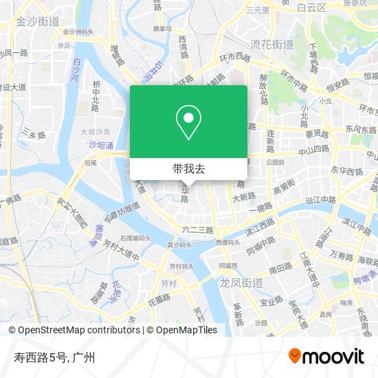 寿西路5号地图