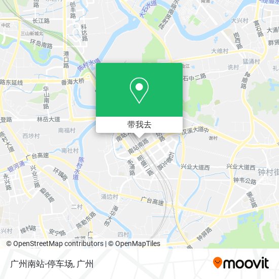 广州南站-停车场地图