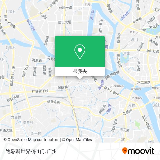 逸彩新世界-东1门地图