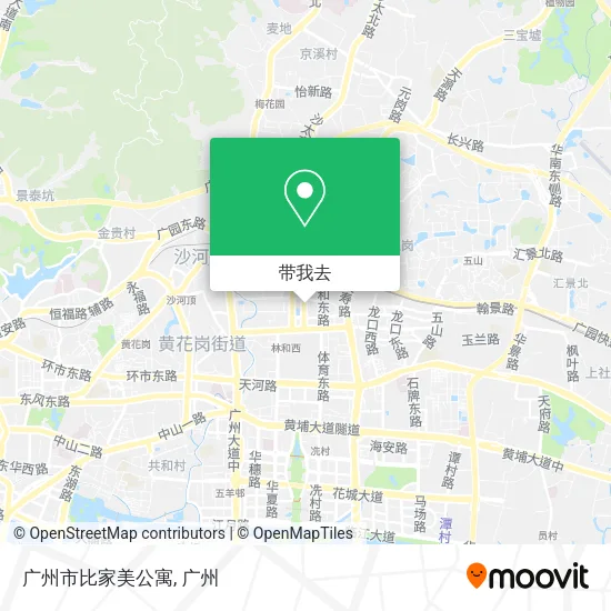 广州市比家美公寓地图