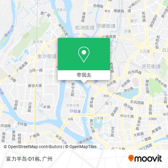 富力半岛-D1栋地图