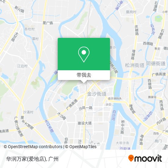 华润万家(爱地店)地图