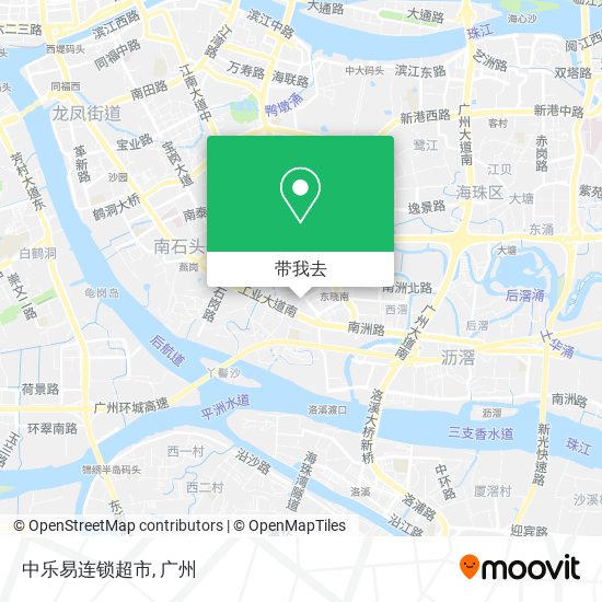 中乐易连锁超市地图