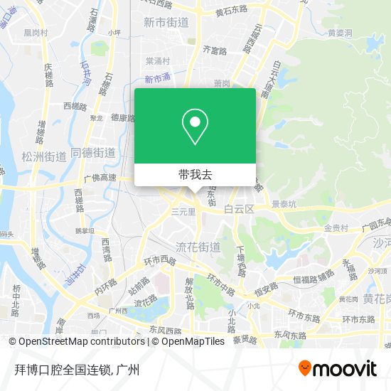拜博口腔全国连锁地图