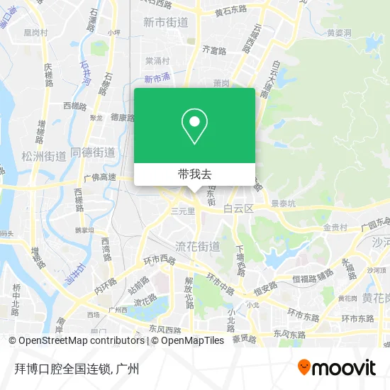 拜博口腔全国连锁地图