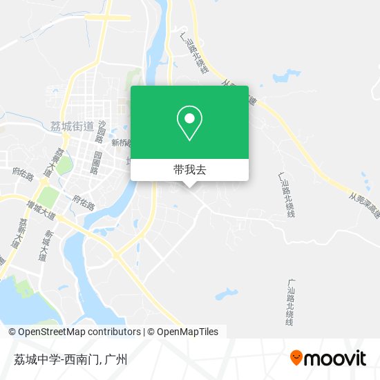 荔城中学-西南门地图