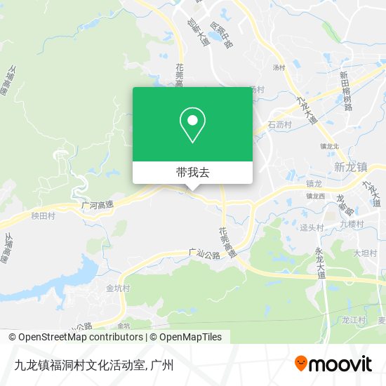 九龙镇福洞村文化活动室地图