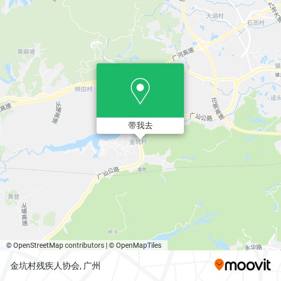 金坑村残疾人协会地图