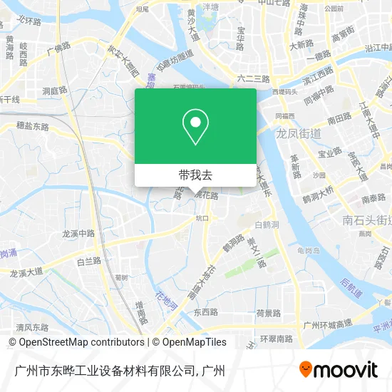 广州市东晔工业设备材料有限公司地图