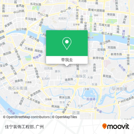 佳宁装饰工程部地图