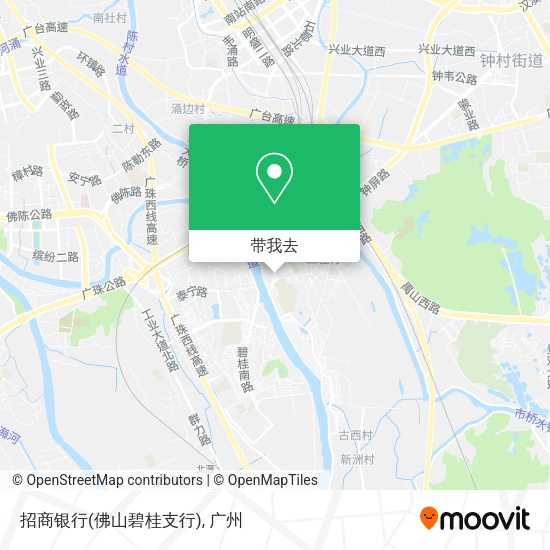 招商银行(佛山碧桂支行)地图
