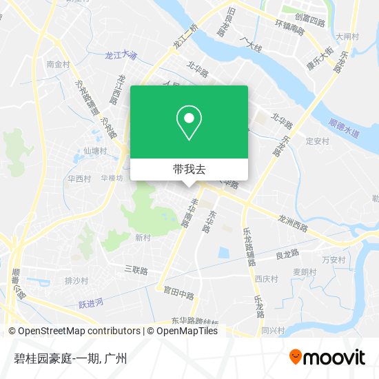 碧桂园豪庭-一期地图