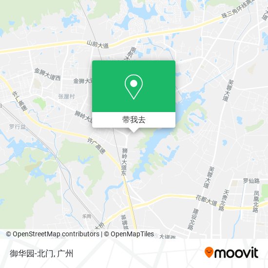 御华园-北门地图