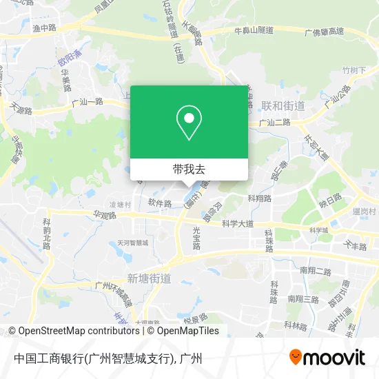 中国工商银行(广州智慧城支行)地图