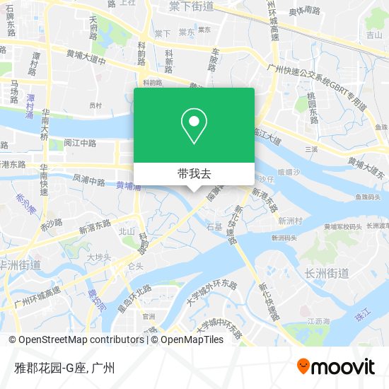 雅郡花园-G座地图