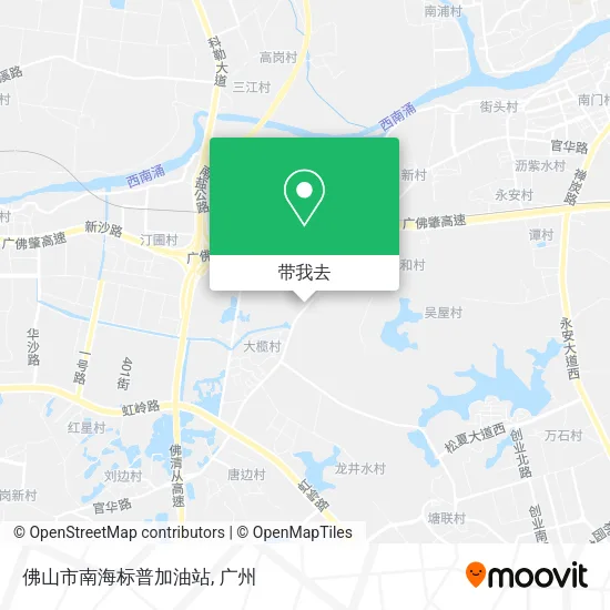 佛山市南海标普加油站地图