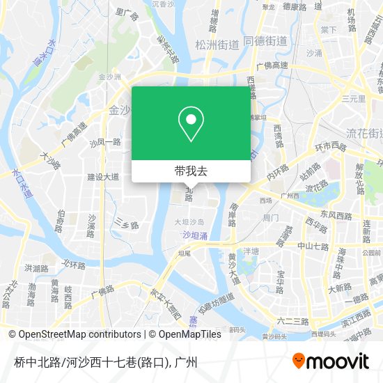 桥中北路/河沙西十七巷(路口)地图