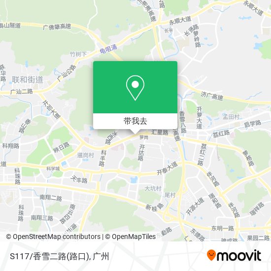 S117/香雪二路(路口)地图