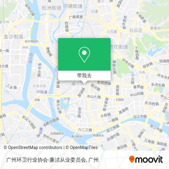 广州环卫行业协会-廉洁从业委员会地图
